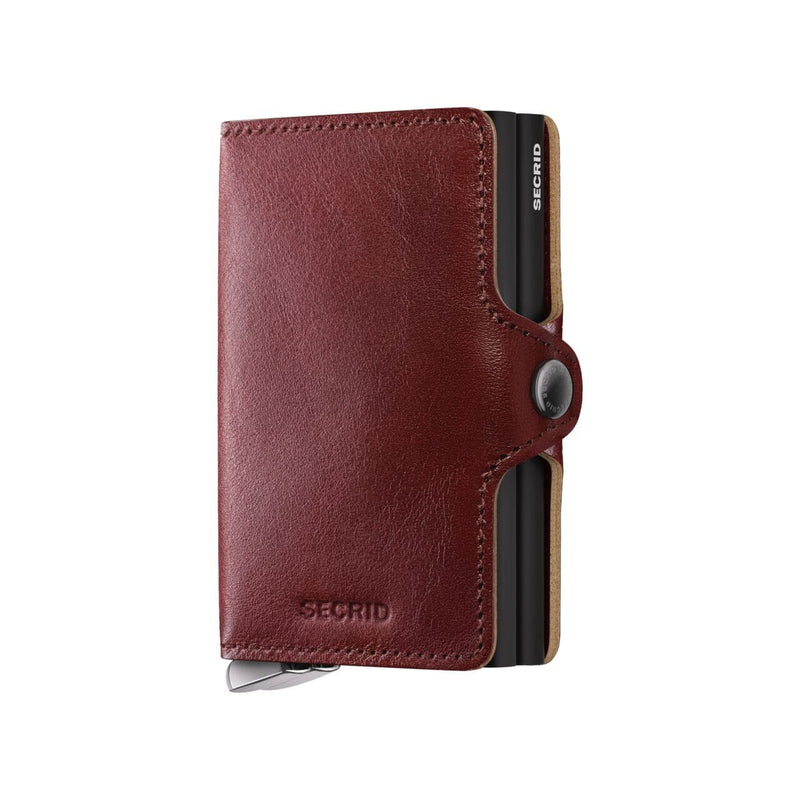 front of brown Secrid Premium Twinwallet Basco