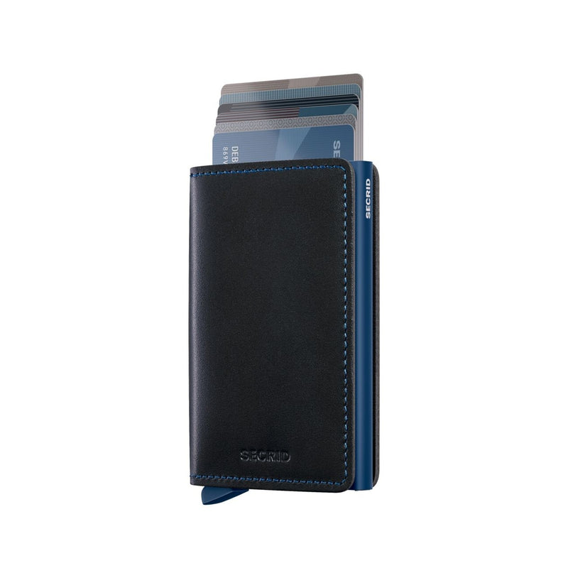 cards up in black-navy Secrid Slimwallet Original