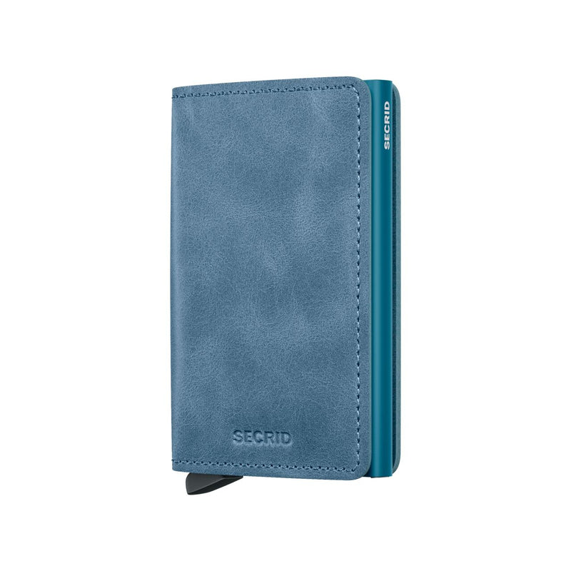 front of teal Secrid Slimwallet Vintage