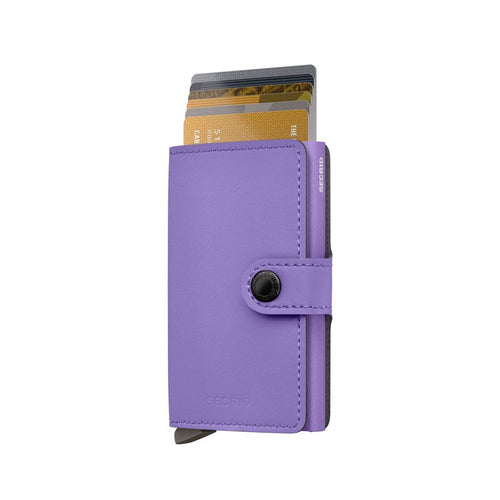 cards up in lilac Secrid Miniwallet Yard Powder