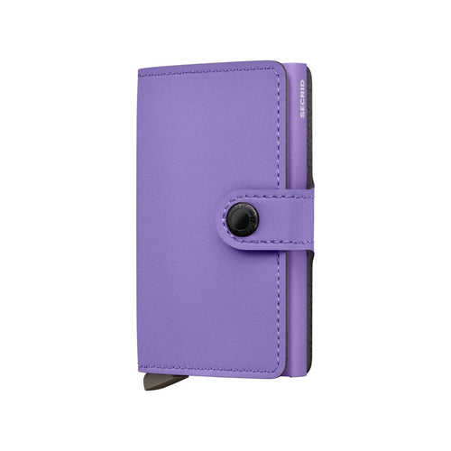 front of lilac Secrid Miniwallet Yard Powder