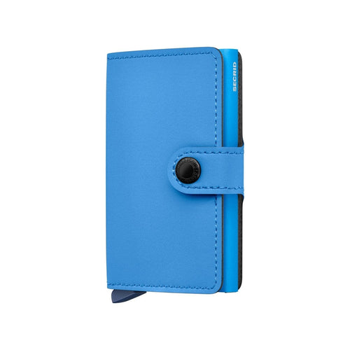 front of ultra blue Secrid Miniwallet Yard Powder