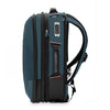 Blue Briggs & Riley backpack with black zippers and straps on a white background