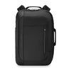 Black Briggs & Riley backpack with visible brand logo on a white background