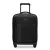 Black Briggs & Riley Suitcase suitcase with wheels on a white background