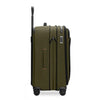 Green Briggs & Riley suitcase with black accents on white background