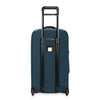 Blue Briggs & Riley suitcase with a visible brand logo on a white background