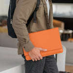 model of terracotta Orbitkey Hybrid Laptop Sleeve 14"