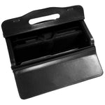 Mancini Leather Catalogue Case in black main compartment