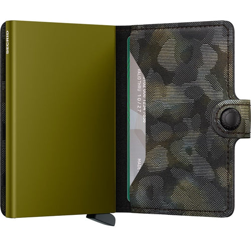 iniside of moss Secrid Miniwallet Jungle