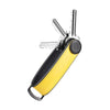 keys out solar yellow Orbitkey Hybrid Leather Key Organizer