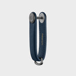 side of oxford navy Orbitkey Saffiano Key Organizer