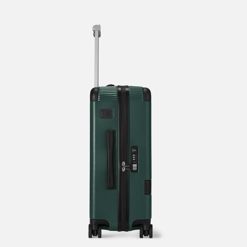 side of british green Montblanc #MY4810 Cabin Trolley