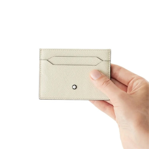 in hand ivory Montblanc Sartorial Card Holder 5cc