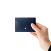 in hand ink blue Montblanc Sartorial Card Holder 5cc