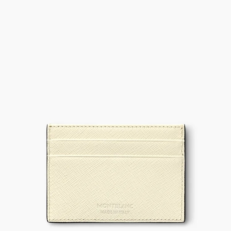 back of ivory Montblanc Sartorial Card Holder 5cc