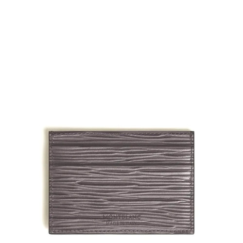 back of warm grey Montblanc 4810 Card Holder 5cc