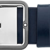 logo of dark blue/grey Montblanc 35mm Reversible belt