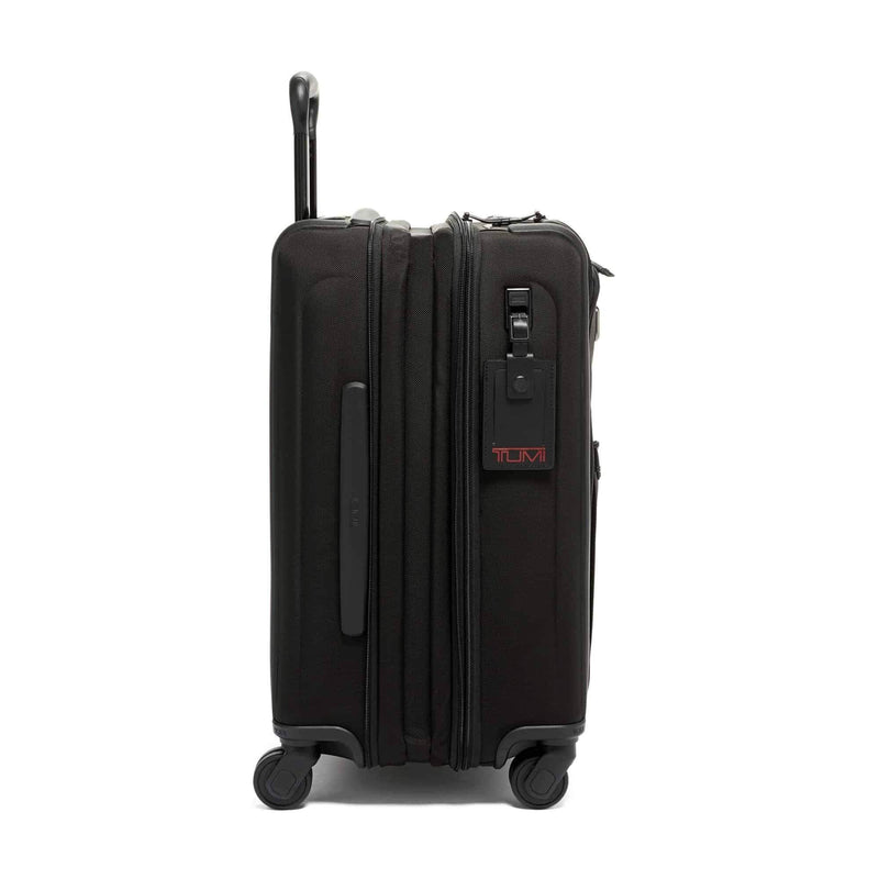 expanded black Alpha 3 International Dual Access Carry-On