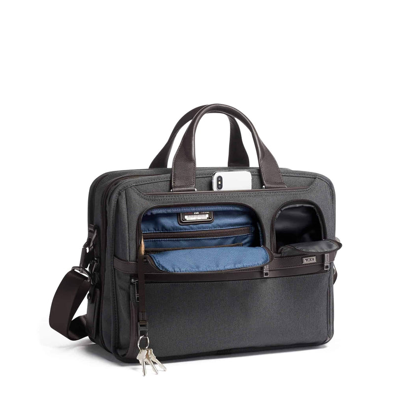 Alpha 3 Expandable Organizer Laptop Brief - Forero’s Bags and Luggage