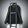 Samsonite Classic Leather Backpack 15.6" in Black rear view