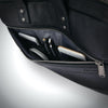Samsonite Classic Leather Slim Brief 15.6" in Black organizer pocket