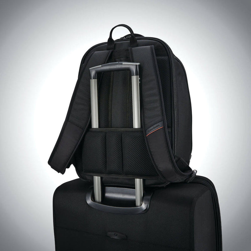Samsonite Pro Slim Backpack 15.6" in Black rear view