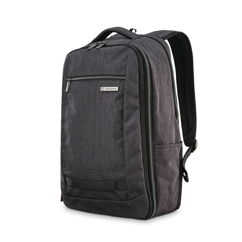 Samsonite Modern Utility Travel Backpack Expandable 17" in Charcoal Heather front view