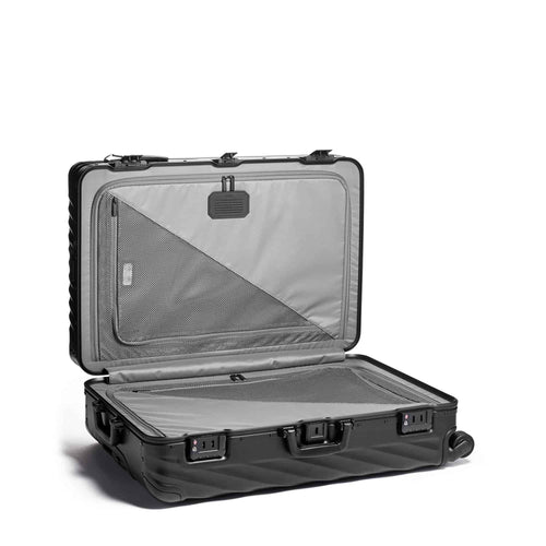 TUMI 19 Degree Aluminum Extended Trip Packing Case in Black inside view