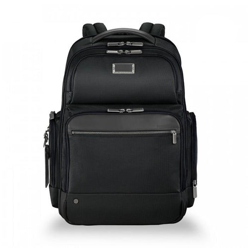 Briggs & Riley @work Large Cargo Backpack in Black front view