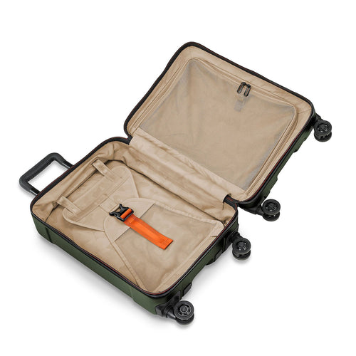 Briggs & Riley Torq Domestic Carry-On colour Hunter inside view
