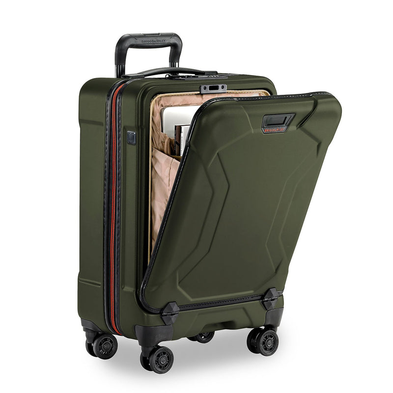Briggs & Riley Torq International Carry-On colour Hunter front pocket