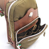 Orobianco Giacomix Sling Bag in colour Kaki - Forero's Bags and Luggage Vancouver Richmond