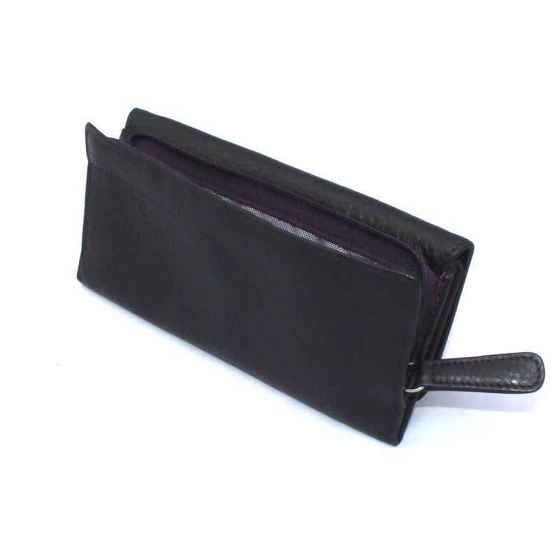 Osgoode Marley Card Case Leather Wallet in Plum - Forero's Vancouver Richmond