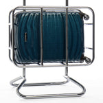 Samsonite Lite-Shock Carry-On in Petrol Blue in cage