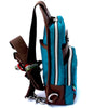 Orobianco Giacomix Sling Bag in colour Golfo - Forero's Bags and Luggage Vancouver Richmond