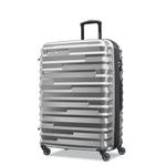 Samsonite Ziplite 4.0 Spinner Large Expandable in Silver Oxide front view