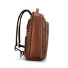 Samsonite Classic Leather Backpack 15.6" in Cognac side view