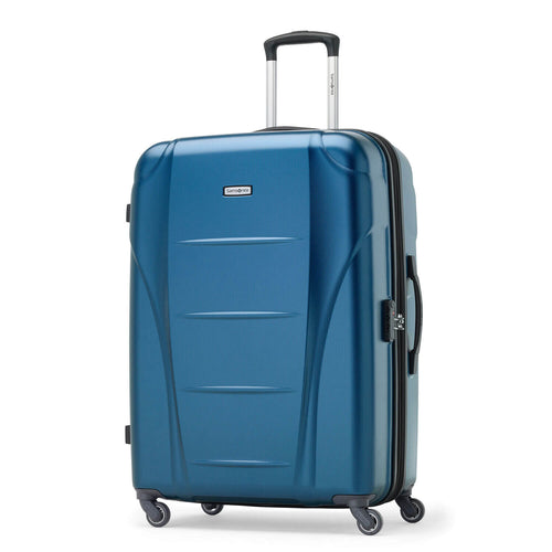Samsonite Winfield NXT Spinner Large Expandable in Blue front view