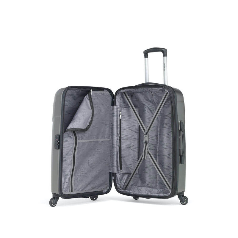 Samsonite Winfield NXT Spinner Large Expandable in Charcoal inside view