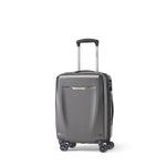 Samsonite Pursuit DLX Plus Spinner Carry-On in Charcoal front view