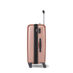 Samsonite Pursuit DLX Plus Spinner Medium Expandable in Rose Gold side view