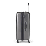 Samsonite Pursuit DLX Plus Spinner Large Expandable in Charcoal side view