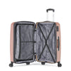 Samsonite Pursuit DLX Plus Spinner Large Expandable in Pearl Rose inside view