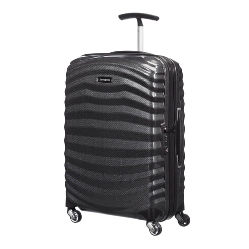 Samsonite Lite-Shock Carry-On in Black front view