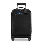 Briggs & Riley Rhapsody Tall Carry-On Spinner in Black front view