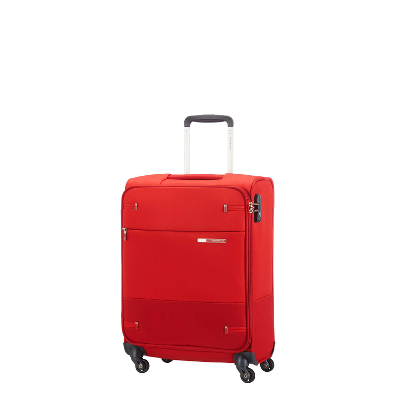 Samsonite Base Boost Spinner Carry-On in Red front view