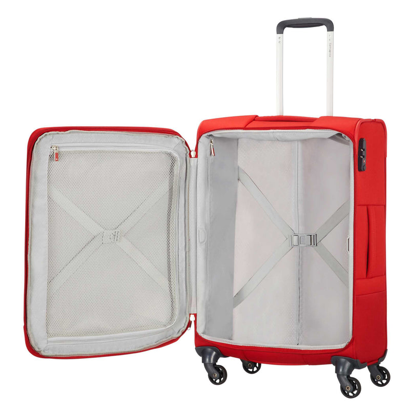 Samsonite Base Boost Large Spinner in Red inside view