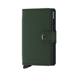 Secrid Wallets Miniwallet Matte in colour Green - Forero’s Bags and Luggage Vancouver Richmond