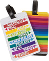 Set of 2 Luggage Tags - Hot Spots - Forero’s Bags and Luggage